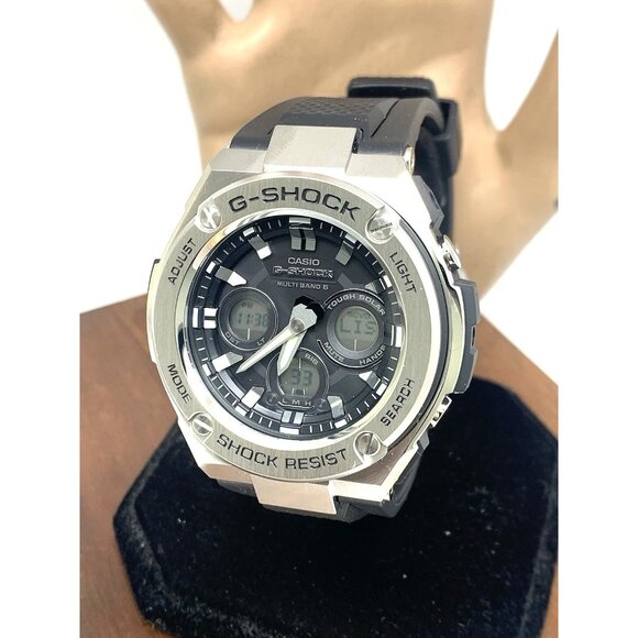 Casio G-Shock Men's Watch GSTW310-1AWC Tough Solar Black Dial Rubber Strap 5524